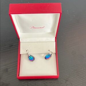 Baccarat Iridescent Silver Earrings